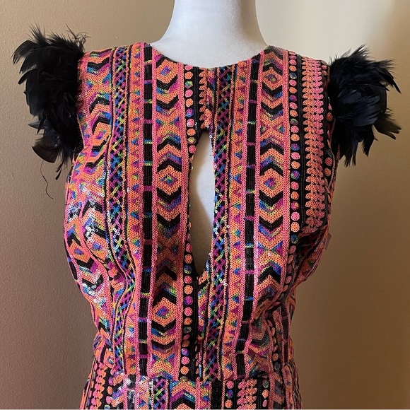 🎃Sequins Stripes Maxi Dress - Picture 4 of 10
